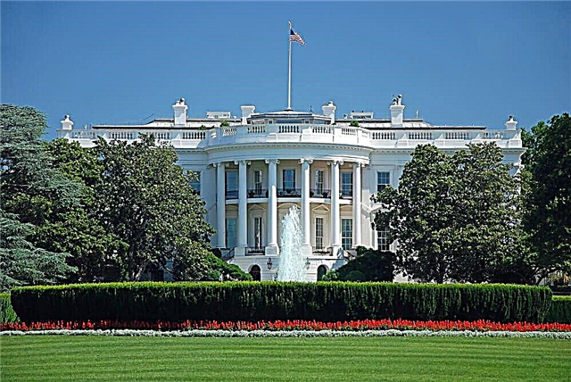  Nhà Trắng Hoa Kỳ: nơi đặt nó, chuyến tham quan và những sự thật thú vị
