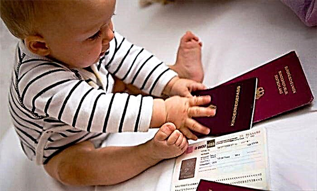  Documents for entering the child's data into the passport