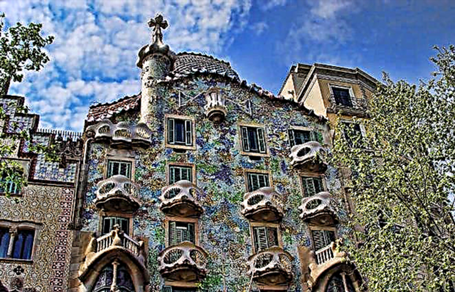 House-museum of the legendary Gaudi in Barcelona