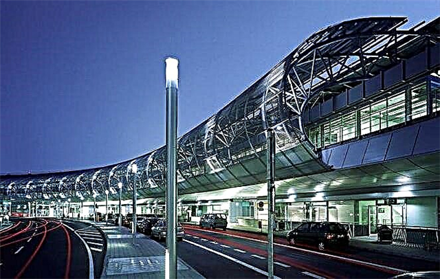 International airport in Dusseldorf