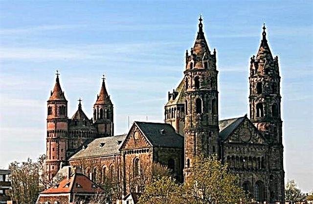 Imperial Cathedral of Worms in Germany