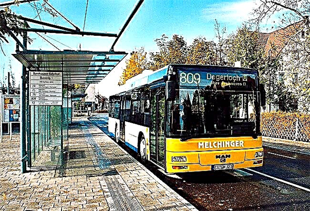 Bus service in Germany