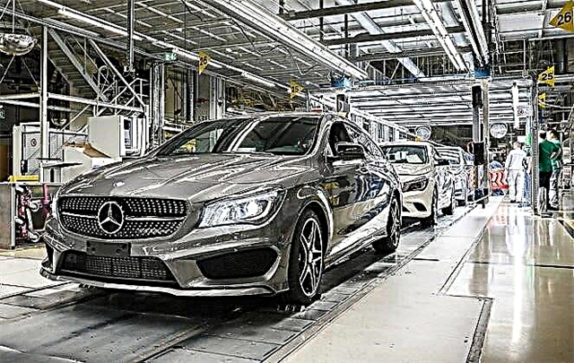 Production de voitures Mercedes en Allemagne